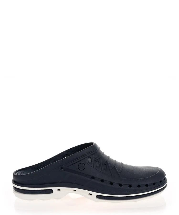 Wock Mens Clog 03 White & Navy